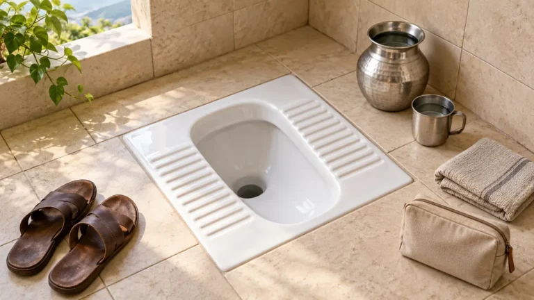 How to Use a Squat Toilet